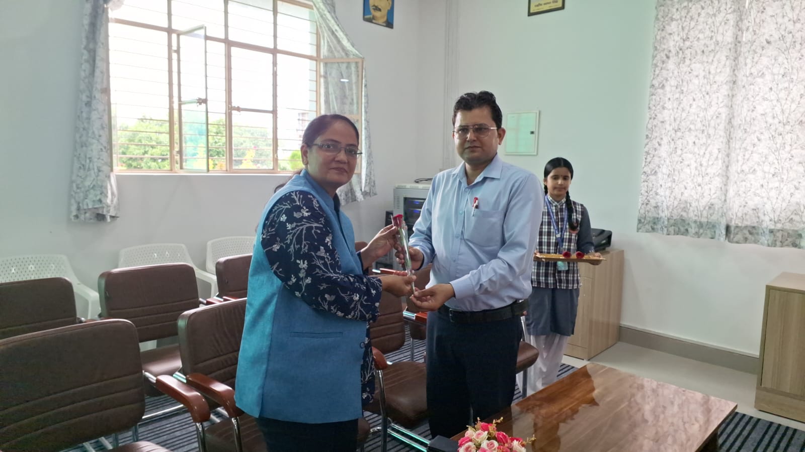 MEETING FOR ENVIRONMENT WITH STUDENT ECO COUNCIL OF SARSWATI VIDYA MANDIR SCHOOL
